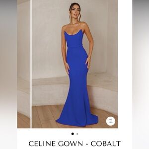 Blue Celine Gown